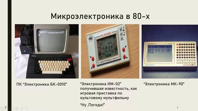 Презентация об Истории Отечественной Микроэлектроники