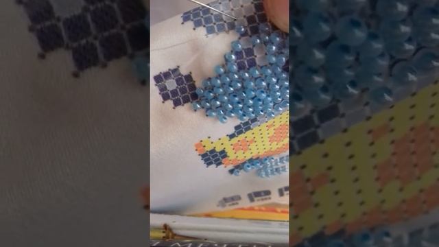 Учимся вышивать бисером 1 урок