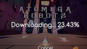 пытаемся запустить игруху 2018 года Atomega robots.