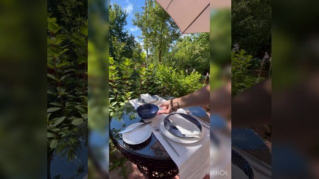 Сервировка завтрака на природе от @jetinteriordesign2867 смотреть онлайн