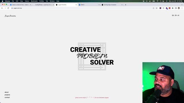 Web Developer Portfolio - (Front End, React)