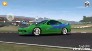 Real racing 3 - Custom Nissan Silvia with Fast and Furious 1 Mitsubishi Eclipse Desing / Vinyls