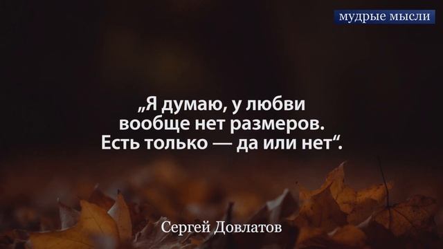 Сергей Довлатов | У Бога добавки не просят | Цитаты, Афоризмы, Мудрые Мысли смотреть онлайн