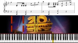 20th Century Fox Fanfare - Piano Tutorial & Sheets
