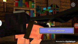 (Minecraft story mode episode 1 part 1) lagging