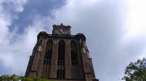 Canals of Dordrecht Holland by boat HD