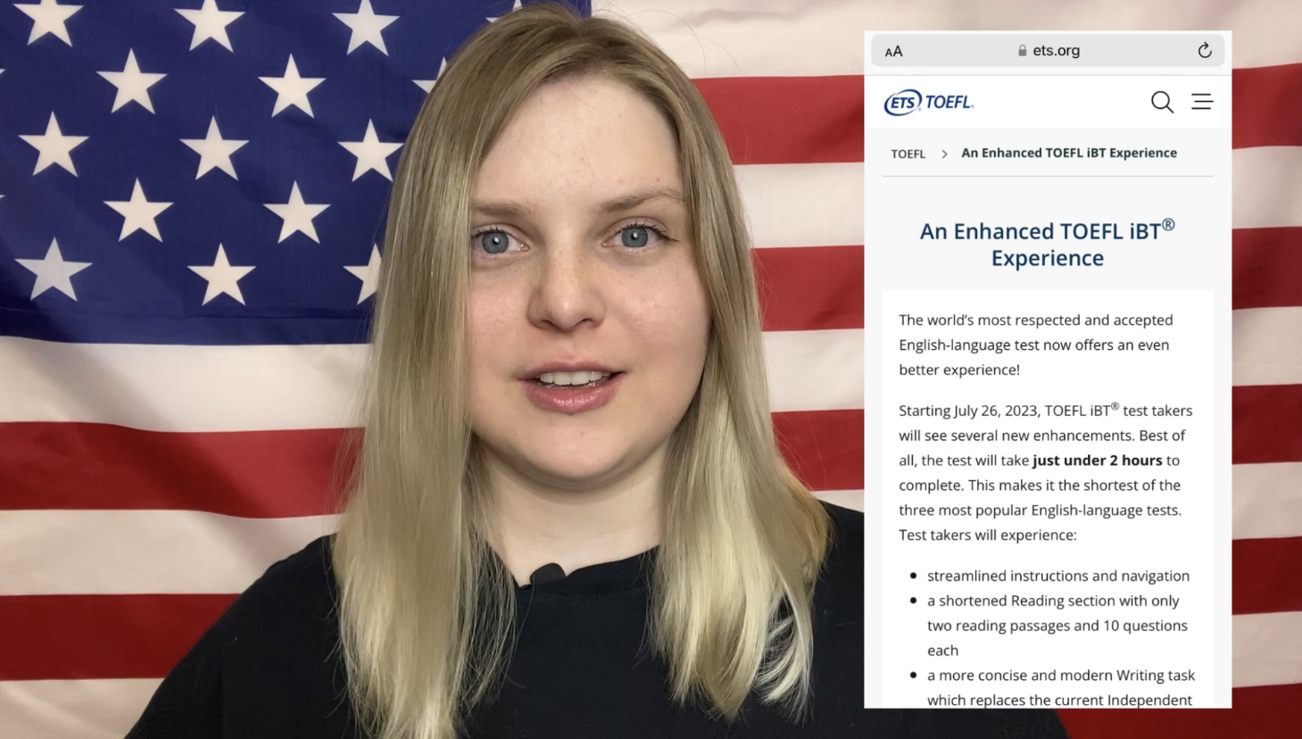 ❗️Изменения в экзамене TOEFL 2023