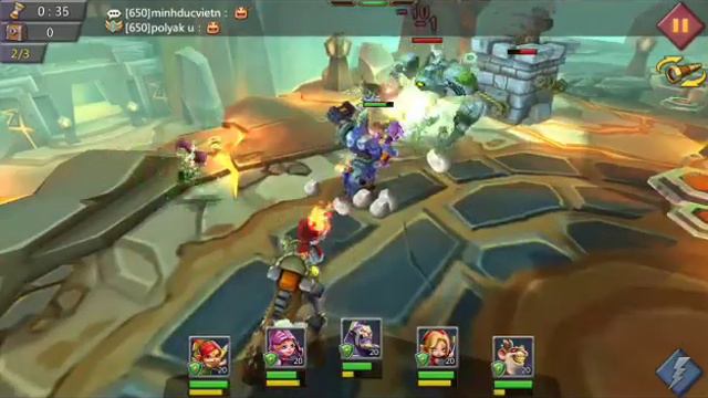 Lords Mobile Tarkus ТАРКУС Яростный кентавр Стадия 1 Boss Скалобот прохождение 4.34
