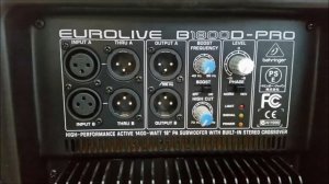 DennisLive In House - Tutorial Behringer Eurolife B1800D - Pro