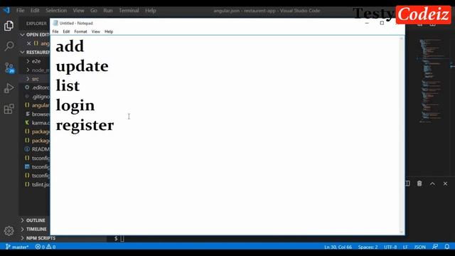 Angular 9 projects|Restaurants Application in angular|add bootstrap, create components, add routing