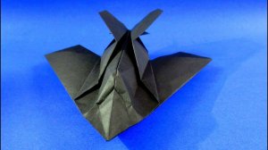 How to make a stealth fighter - paper airplane
