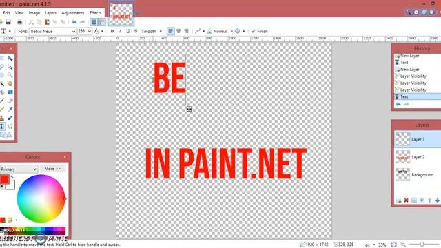 How To Bend Text In Paint.Net Using Tube Oblique Plugin (Very Easy Way)