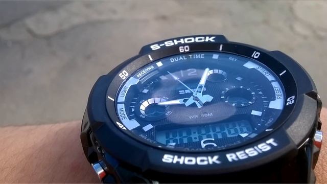 Skmei S Shock 0931 обзор спустя месяц использования(Лучшие часы ) смотреть онлайн