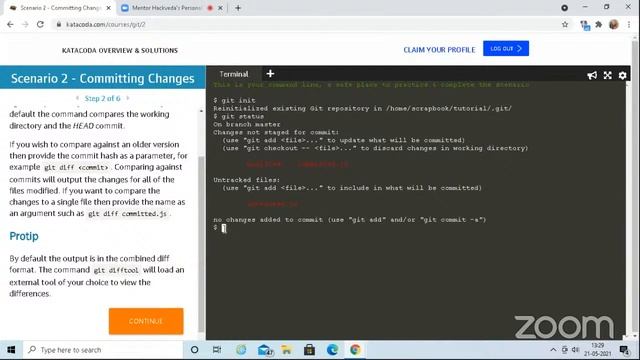 Committing changes in GitHub Repository смотреть онлайн