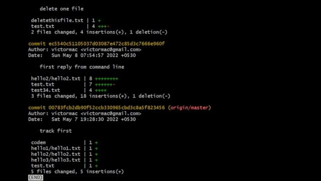 Git Tutorial: Git Log Command Or All Changes of Movies To Watch From Local & Remote For Beginners