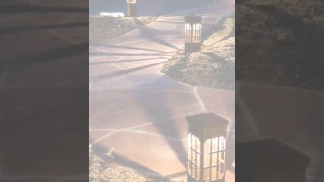 Современное освещение двора частного дома, коттеджей смотреть онлайн