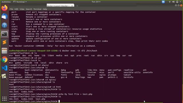How to inspect docker container смотреть онлайн
