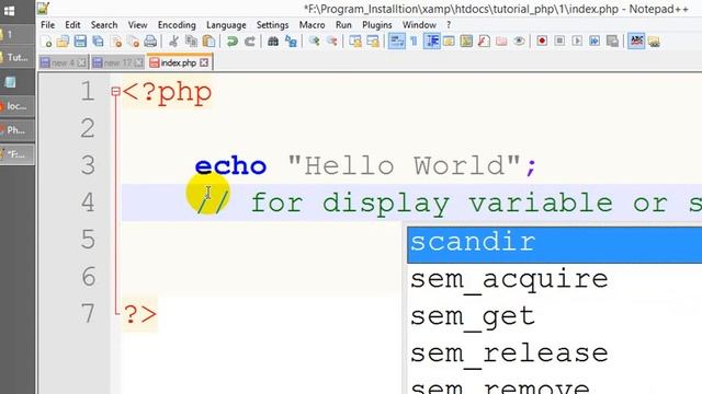 6- Urdu/Hindi Php Tutorial | Hello world, Comments , Code indentation