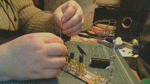 Сборка модели крейсера Аврора часть 4я ПЕРЕЗАЛИВ