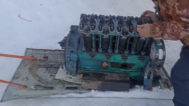 Экстренный капремонт двигателя в мороз смотреть онлайн