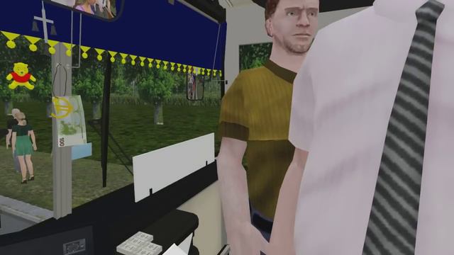 OMSI, карта Луговое, маршрут №9 смотреть онлайн