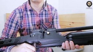 Пневматическая винтовка Kral Puncher Jumbo NP-500 (6.35 мм, складной приклад) видео обзор