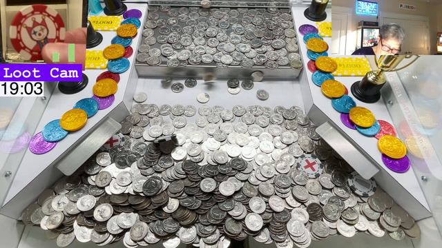 **NEW** Lucky Strike inside a Coin Pusher! Giveaway! Jackpot! Ep 276 смотреть онлайн