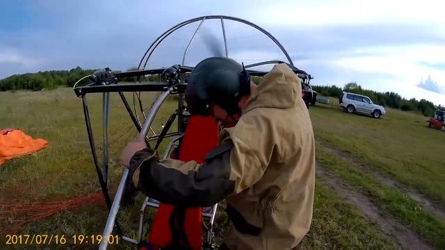 Облёт паралёта после замены ЦПГ РМЗ-500. смотреть онлайн