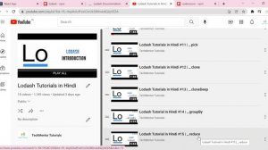 #103 Lodash in React Js (Hindi) | React js Tutorial