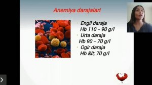 Anemiyaning klinik  laborator diagnostikasi