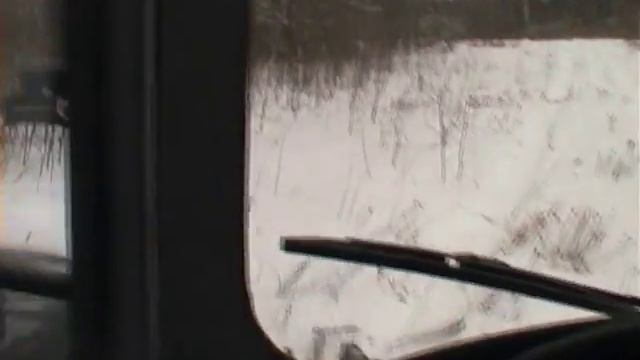 Вездеход на базе УЭСМ "Роса" по снегу смотреть онлайн