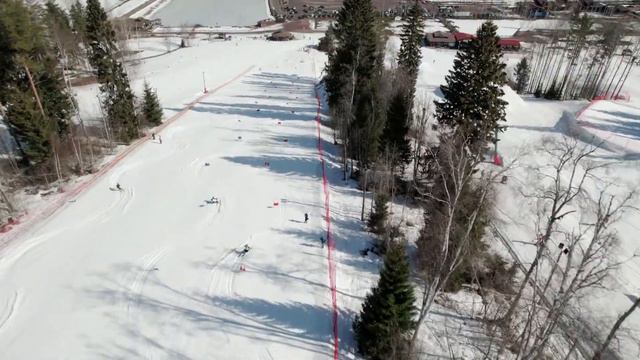 Турнир по параллельному слалому горнолыжной команды "Созвездие". смотреть онлайн