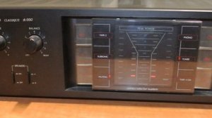 Винтажный стереоусилитель Sansui A-990 Classique с аудиосистемой мощностью 230 Вт-Япония-1983-год