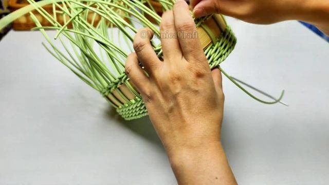 Handmade Rattan Basket Tutorial 零食收纳筐教程！ #diy #手工