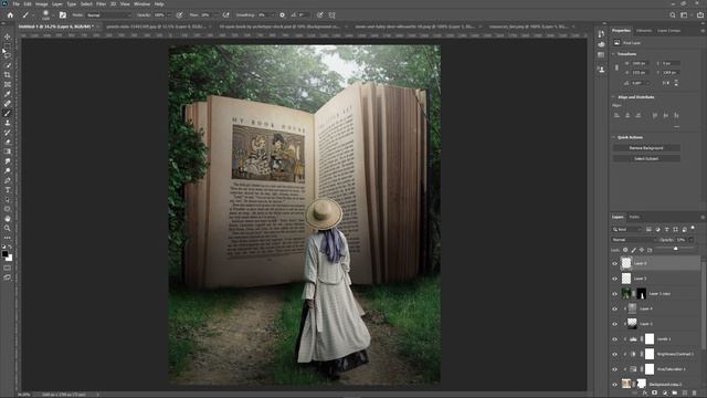 Jungle Book Photo Manipulation Photoshop Tutorial смотреть онлайн