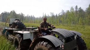 Каракат сломался на болоте. 30.07.2022.