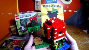 Lego Minecraft 21179 The Mushroom House Review