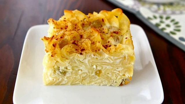 МАКАРОННАЯ ЗАПЕКАНКА С ЯБЛОКАМИ. смотреть онлайн