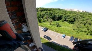 Делаю подготовку к кладке из газобетона на балконе. Киев!!! [4K]