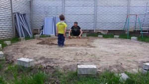 Подготовка основания под Каркасный Бассейн интекс