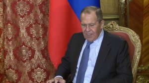 С.Лавров и Р.Гонсалвес, Москва, 17 января 2020 года
