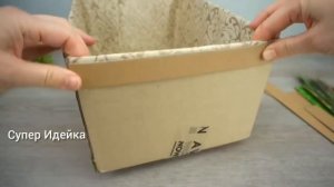 Оригинальные идеи из картона своими руками