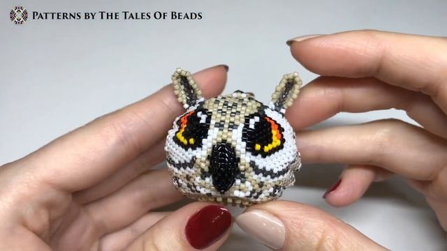 ? Beaded Owl Pattern - Cute 3D Beaded Animals Patterns ? смотреть онлайн
