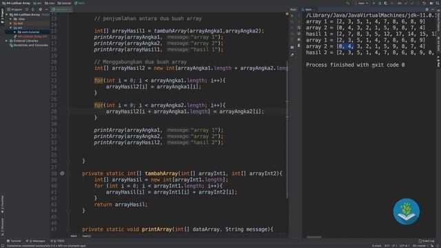 Belajar Java [Dasar] - 44 - Latihan Array смотреть онлайн