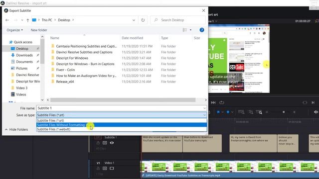 How to Export Subtitles In DaVinci Resolve as Separate SRT or VTT Files [It's Fast and Easy] смотреть онлайн