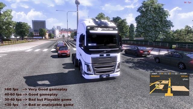 How to get Better FPS in Euro Truck Simulator 2 - From -30FPS to +100FPS смотреть онлайн