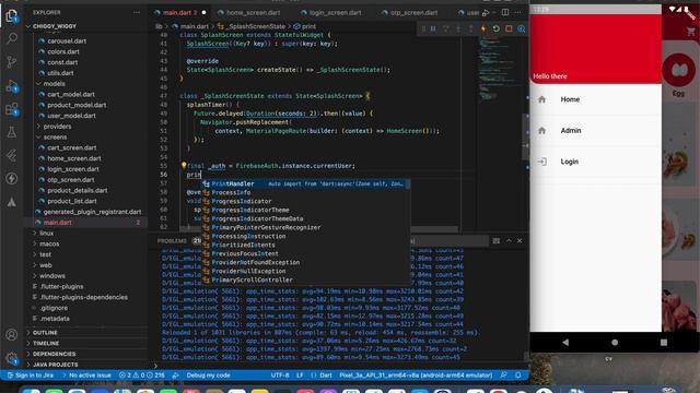 E-commerce/Food delivery web app- Flutter and Firebase | Nested Firebase data |Firebase login/Logou