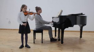 О Ридинг Концерт си минор для скрипки и фортепиано 3 часть Алимухамедова Амина