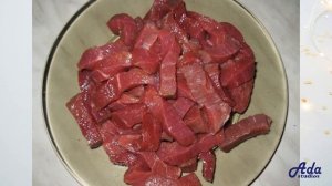 Фунчоза с говядиной и овощами Рецепт, пошаговый, как приготовить, видеорец