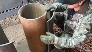 Варим вечную банную печь своими руками, с двумя дожигами газов